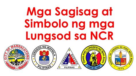 logo ng mga lungsod sa ncr|KAHULUGAN NG SIMBOLO AT SAGISAG NG SARILING .